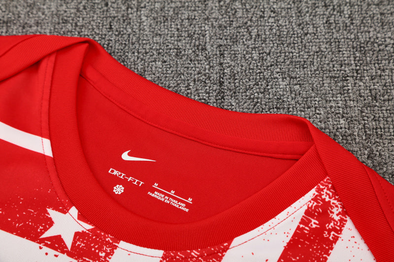Atlético de Madrid 2025/26 - Red and White Training Kit