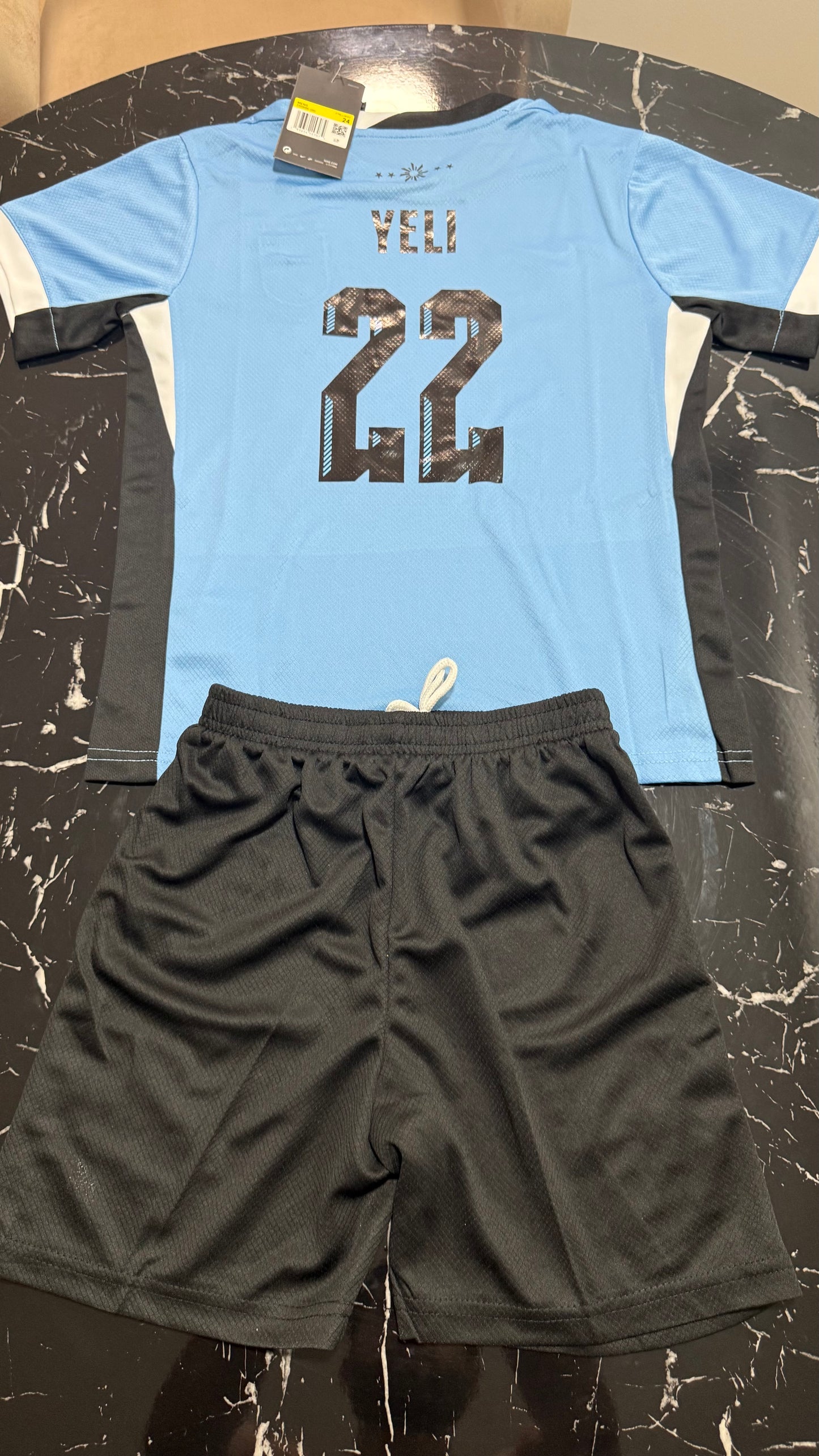 Conjunto Infantil Uruguay 2024/25 - Camiseta y Short