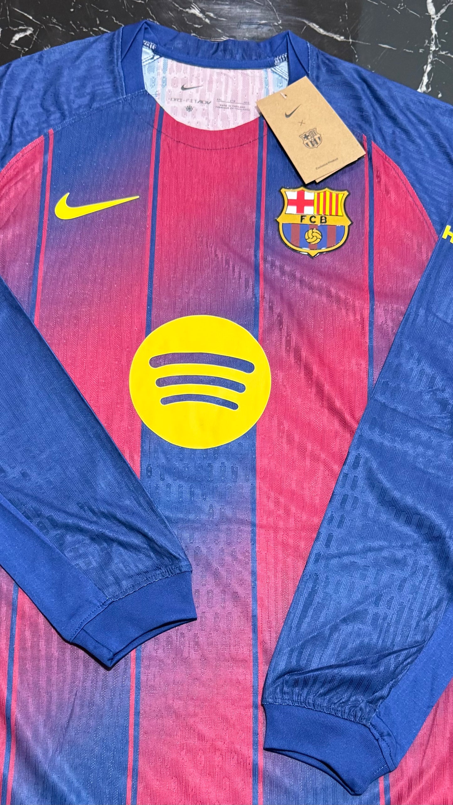 Barcelona 2025/26 Local - Camiseta Manga Larga Versión Jugador