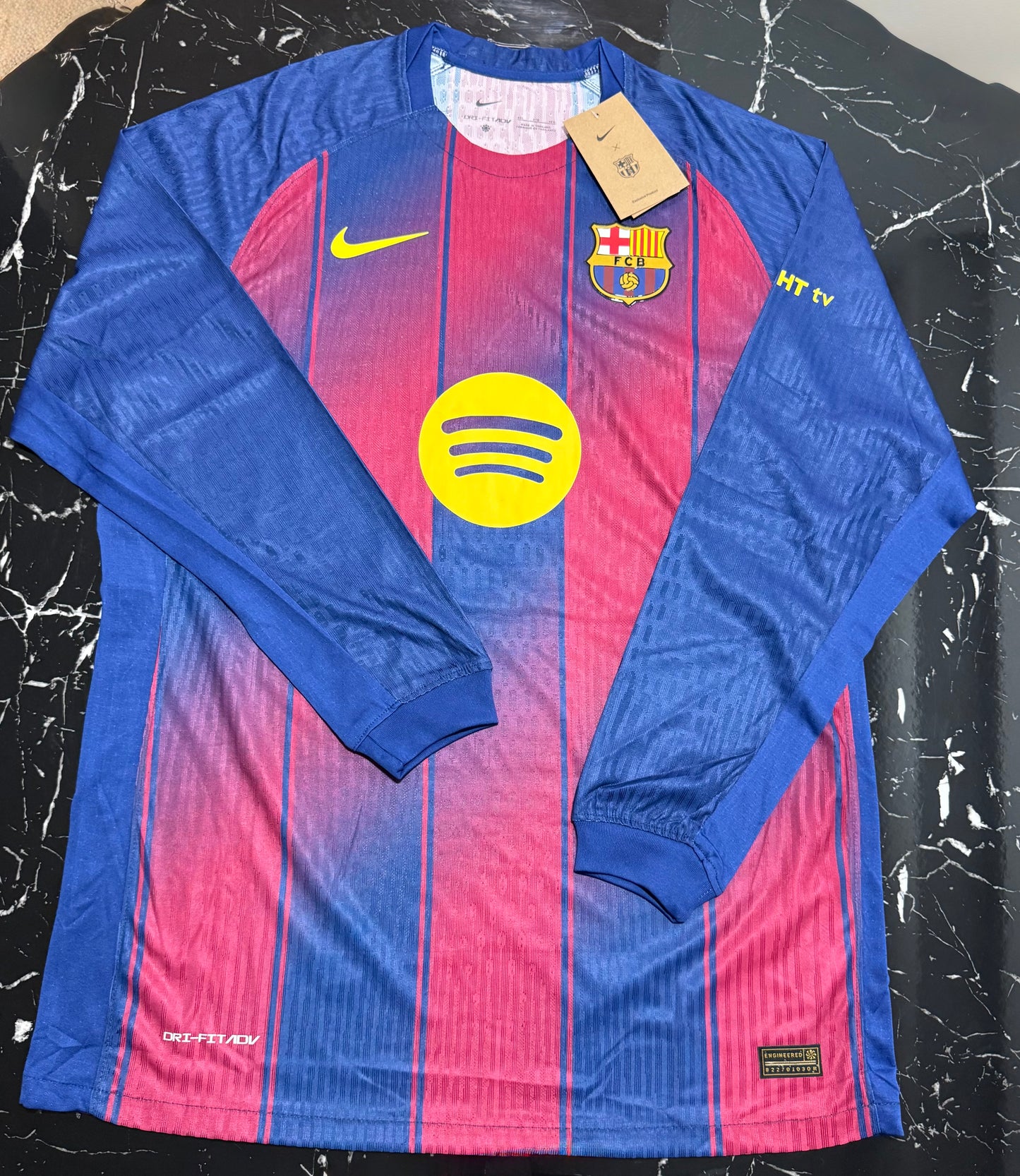 Barcelona 2025/26 Local - Camiseta Manga Larga Versión Jugador