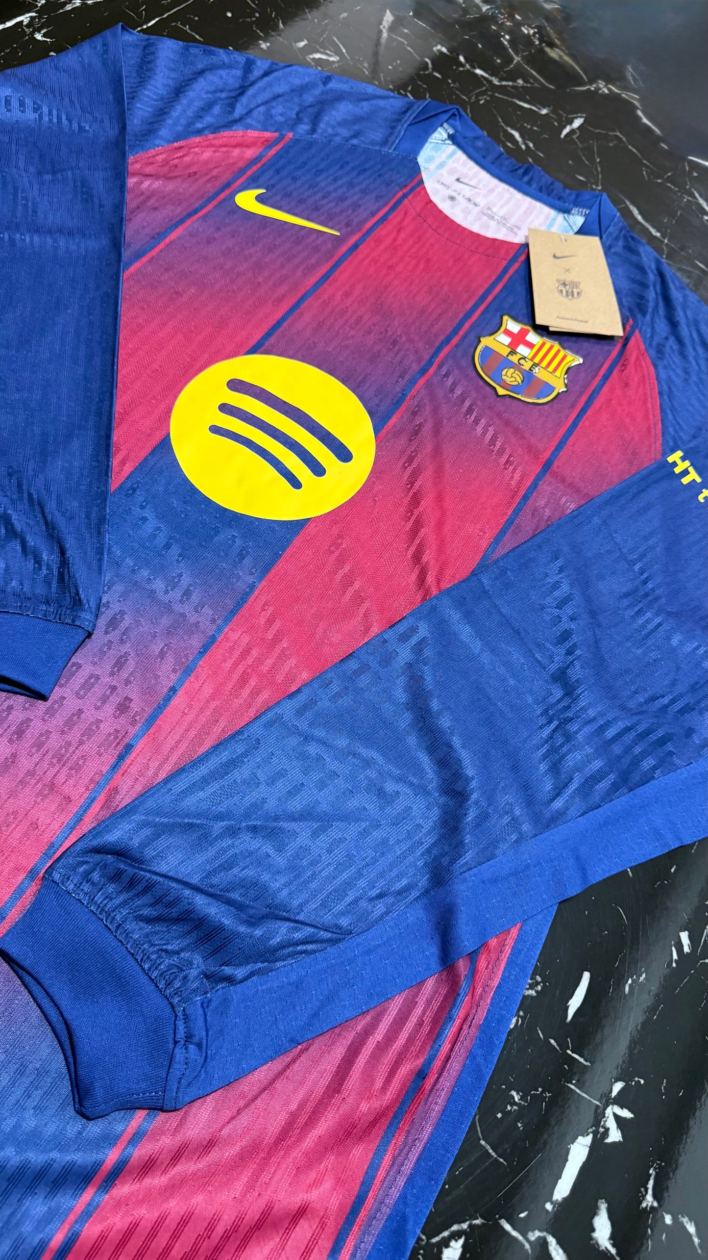 Barcelona 2025/26 Local - Camiseta Manga Larga Versión Jugador