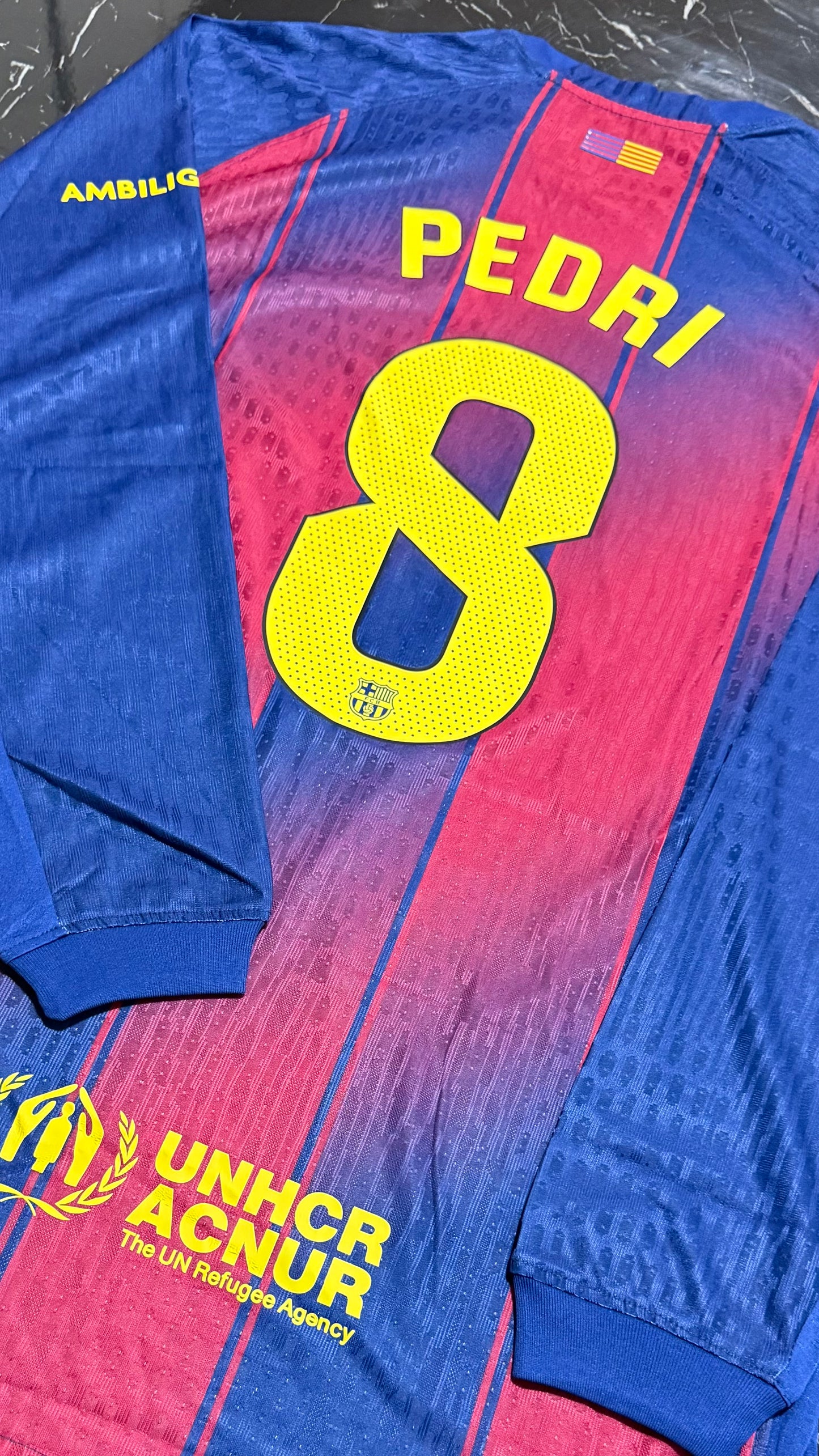 Barcelona 2025/26 Local - Camiseta Manga Larga Versión Jugador