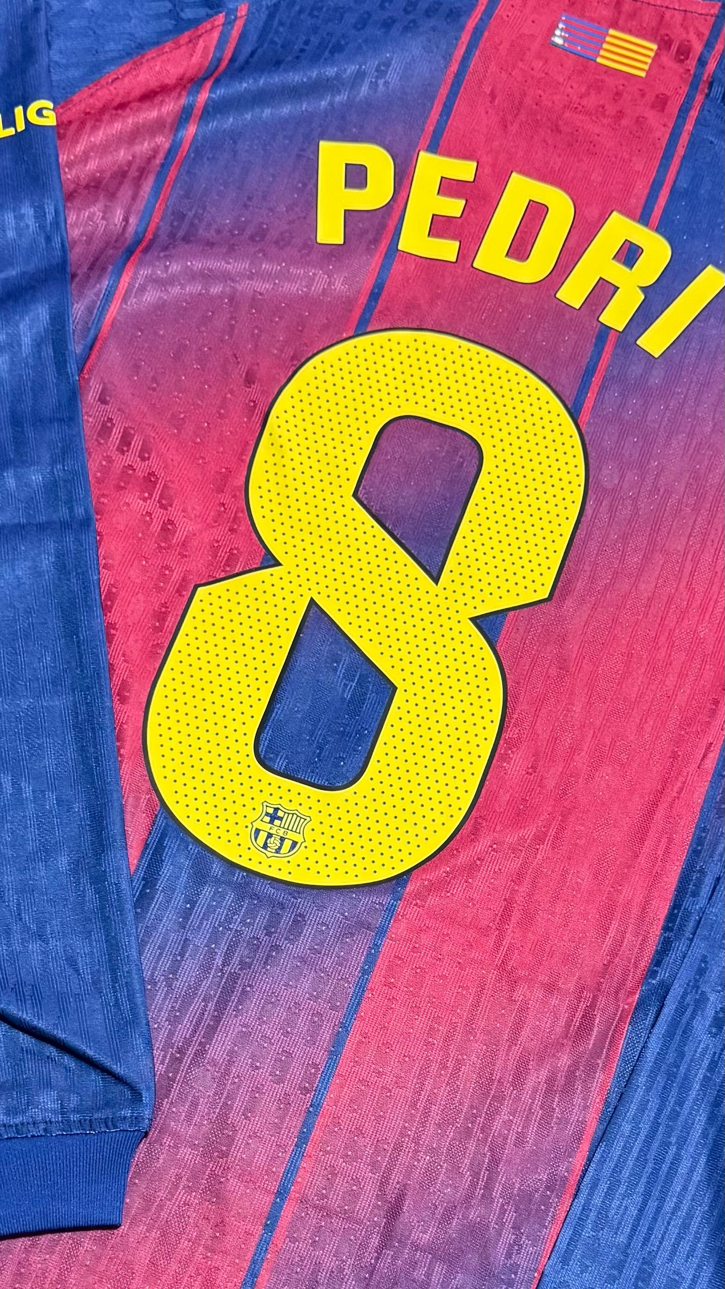 Barcelona 2025/26 Local - Camiseta Manga Larga Versión Jugador
