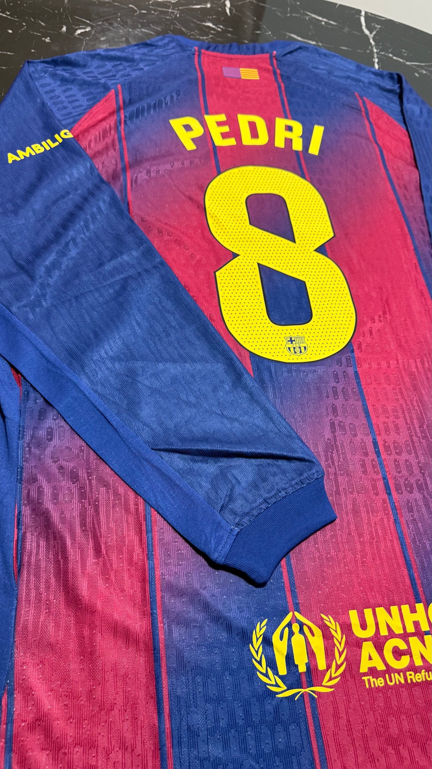 Barcelona 2025/26 Local - Camiseta Manga Larga Versión Jugador