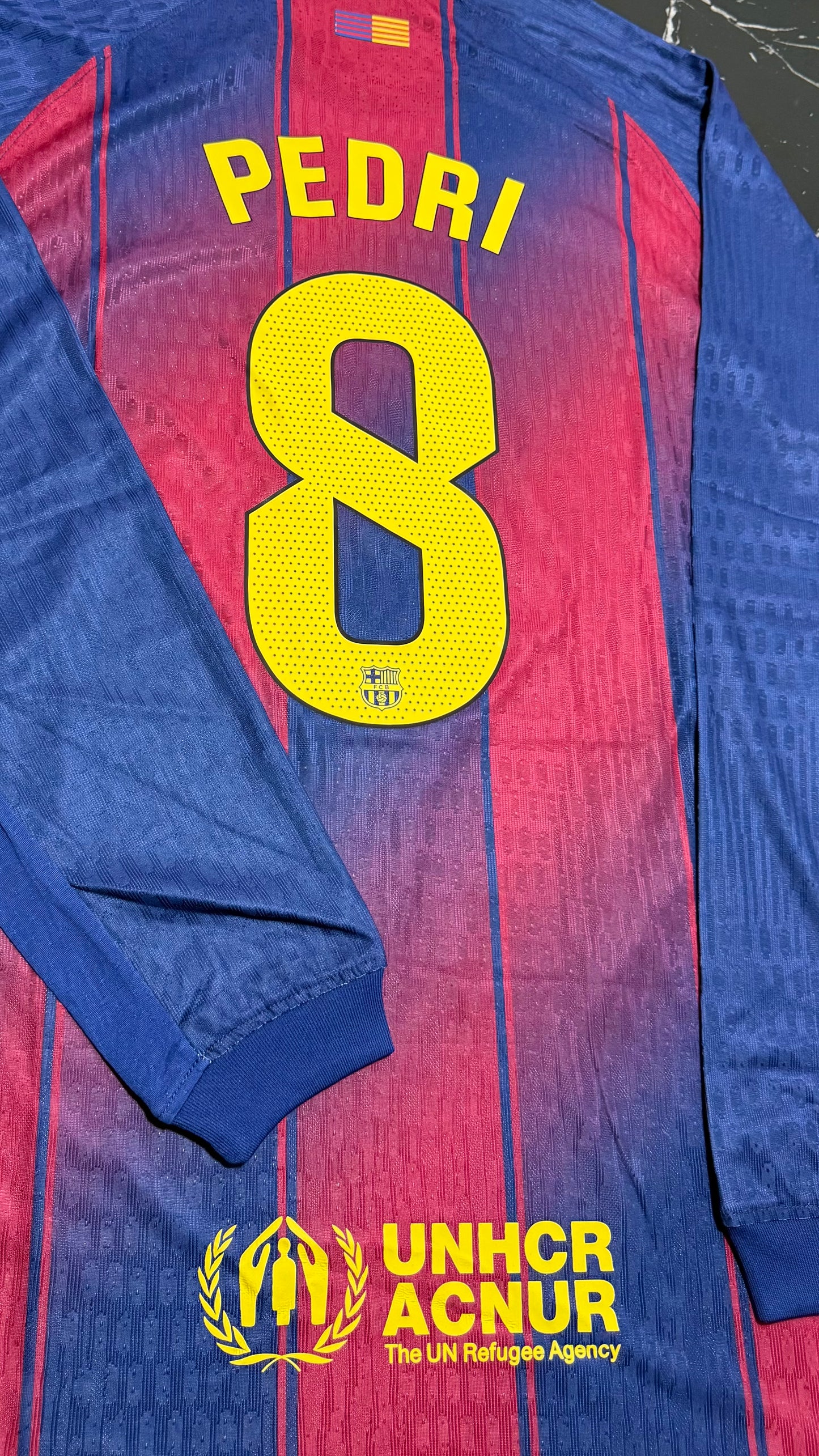 Barcelona 2025/26 Local - Camiseta Manga Larga Versión Jugador