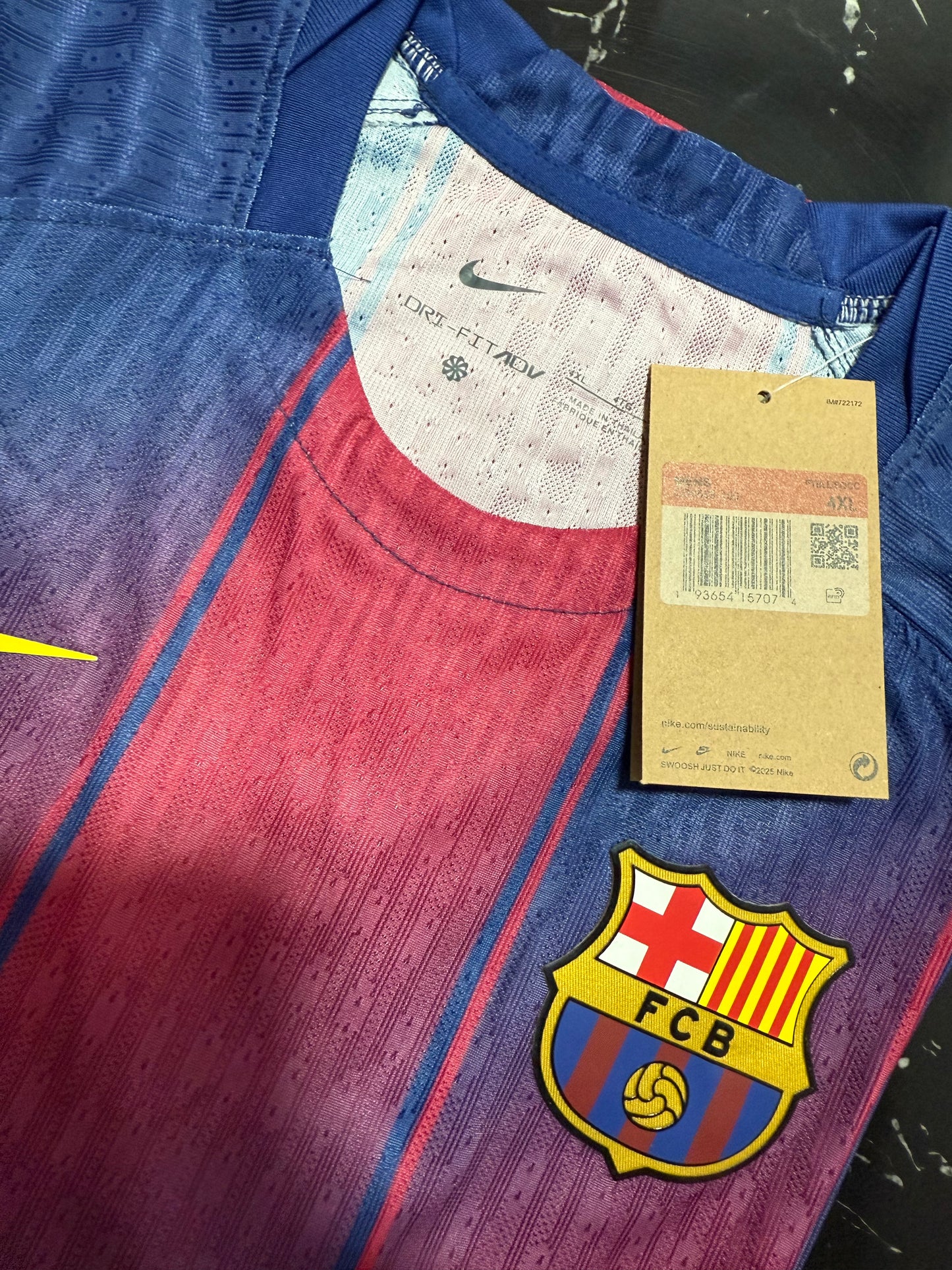 Barcelona 2025/26 Local - Camiseta Manga Larga Versión Jugador