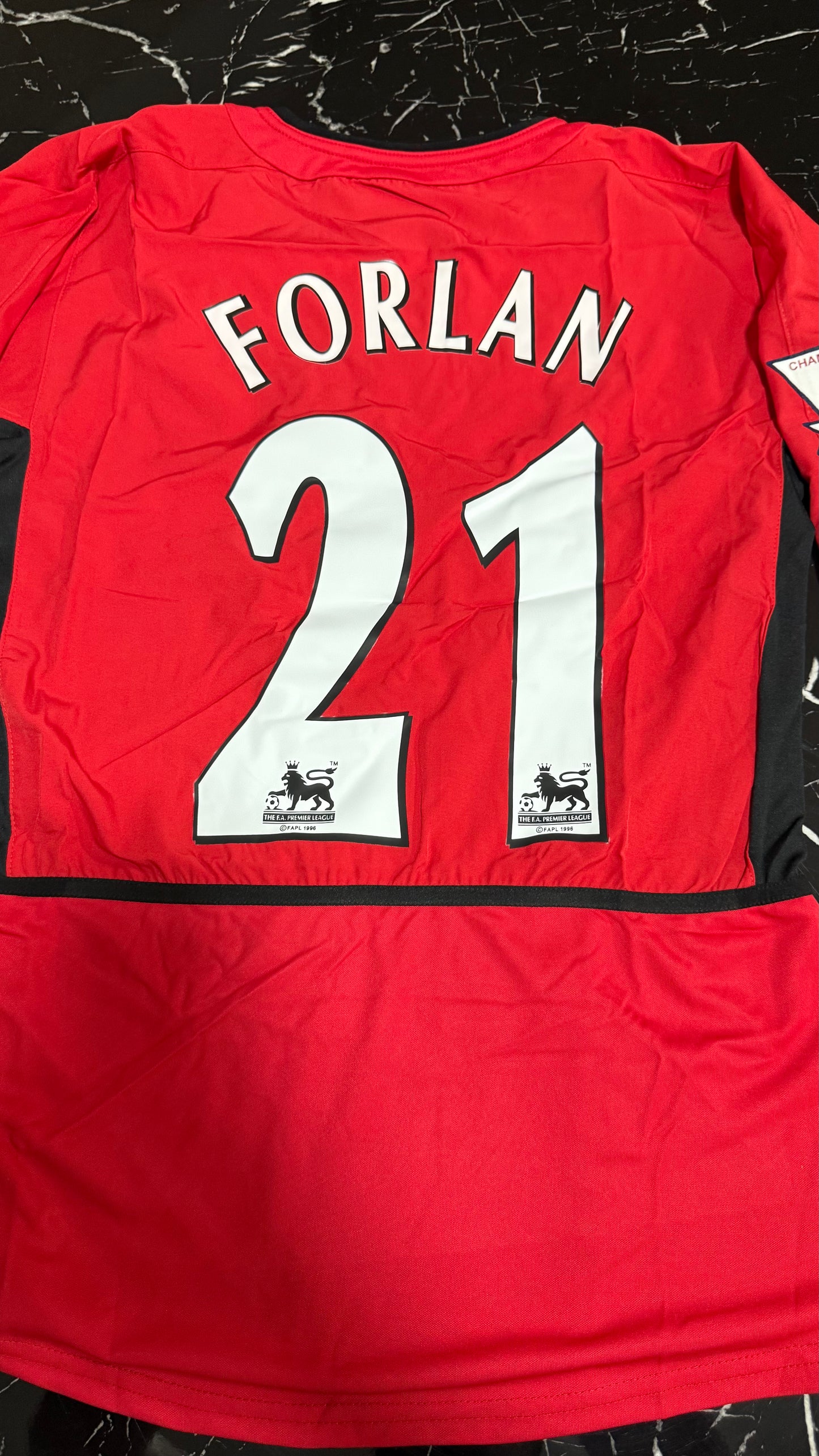 Manchester United 2002/03 - Camiseta Retro - Manga Larga