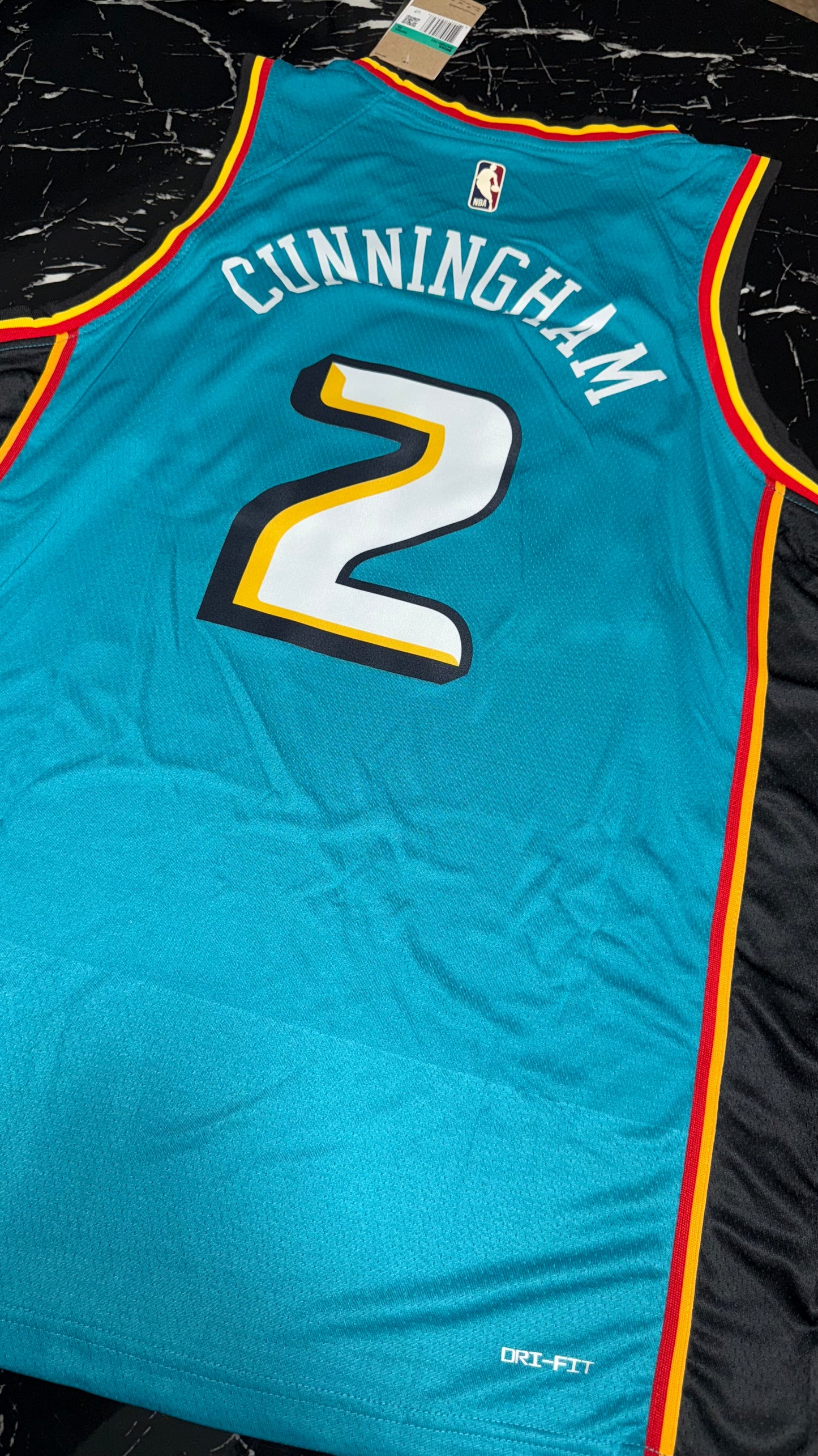 Detroit Pistons NBA - Camiseta Retro Teal Horse