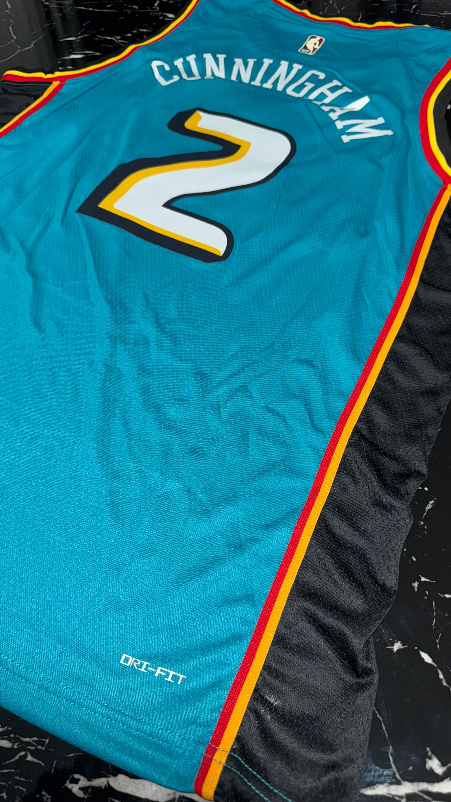 Detroit Pistons NBA - Camiseta Retro Teal Horse