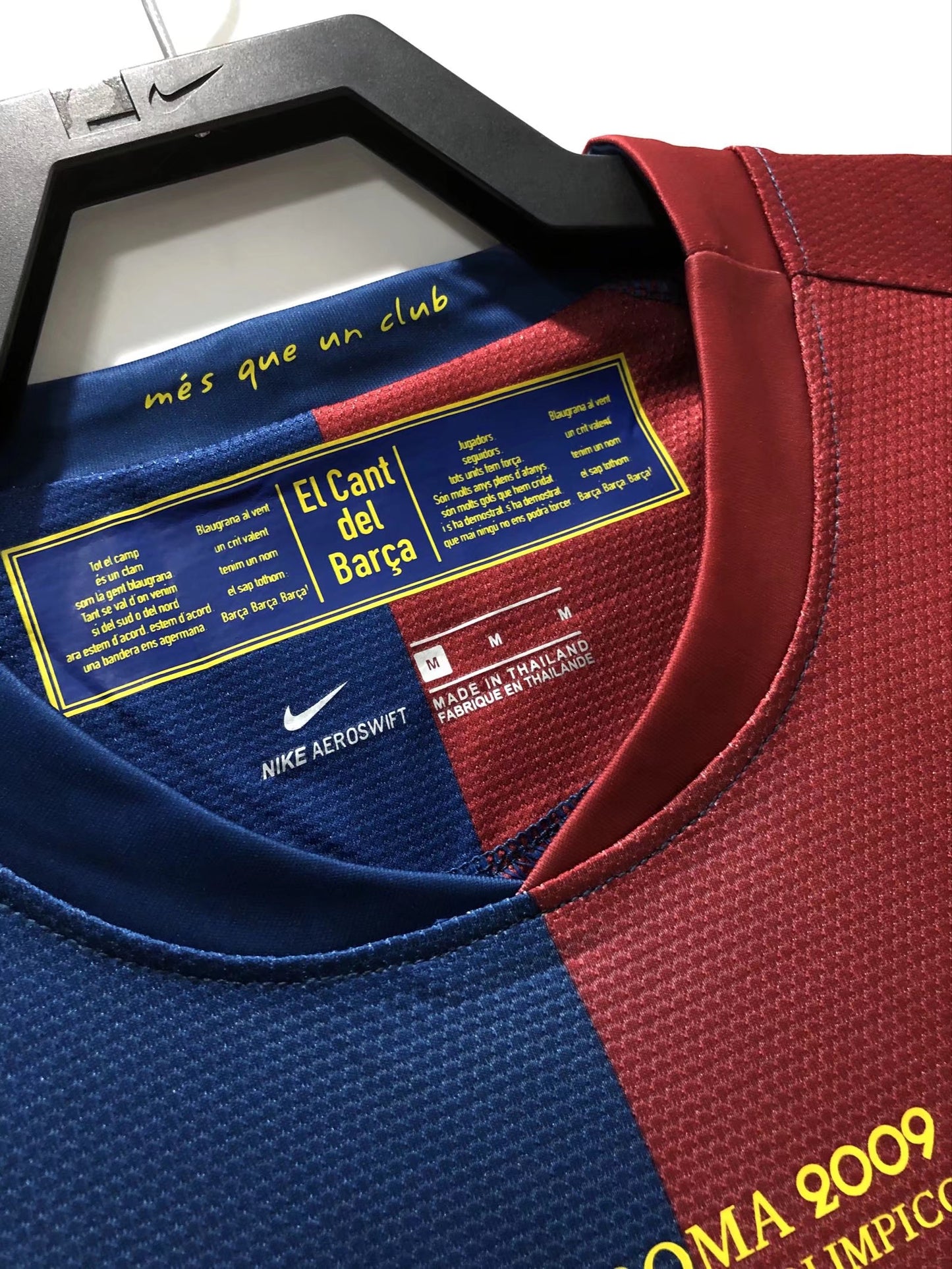 Barcelona 2008/09 – Camiseta Retro - Edición Especial "UCL Final Roma"