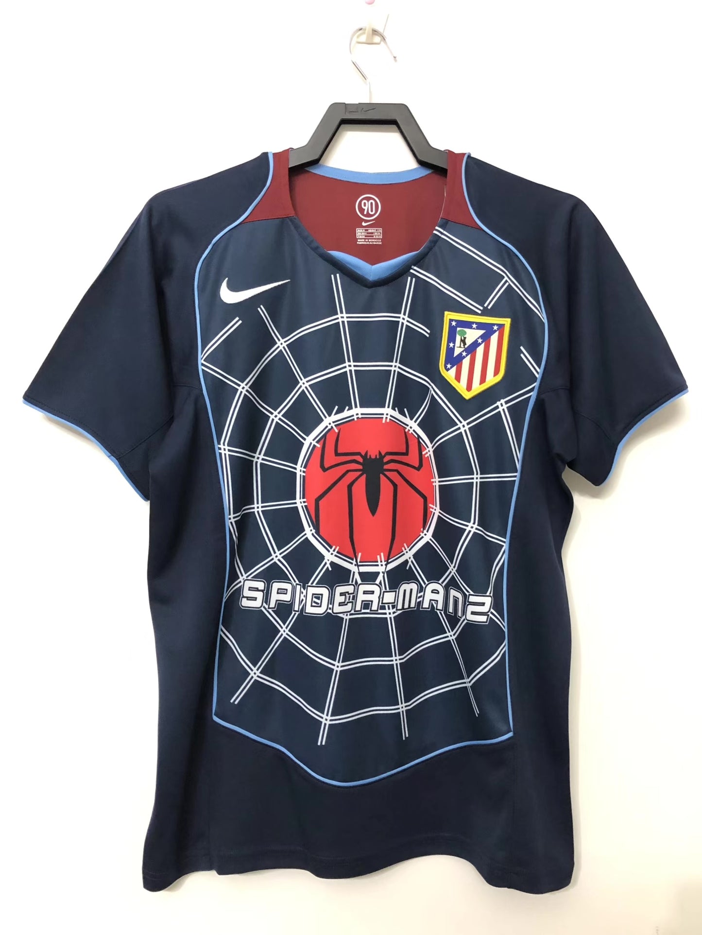 Atlético de Madrid 2004/05 Visitante – Camiseta Retro - Edición Especial Spider-Man
