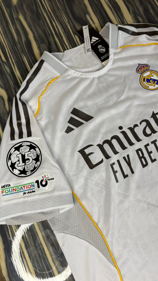 Real Madrid 2025/26 Home - Player Version