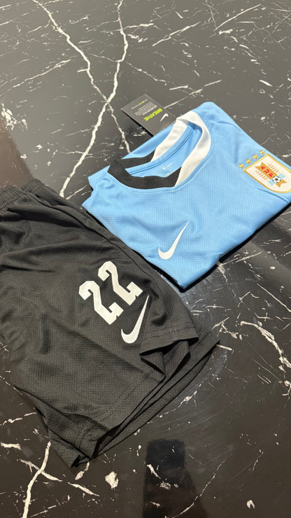Conjunto Infantil Uruguay 2024/25 - Camiseta y Short