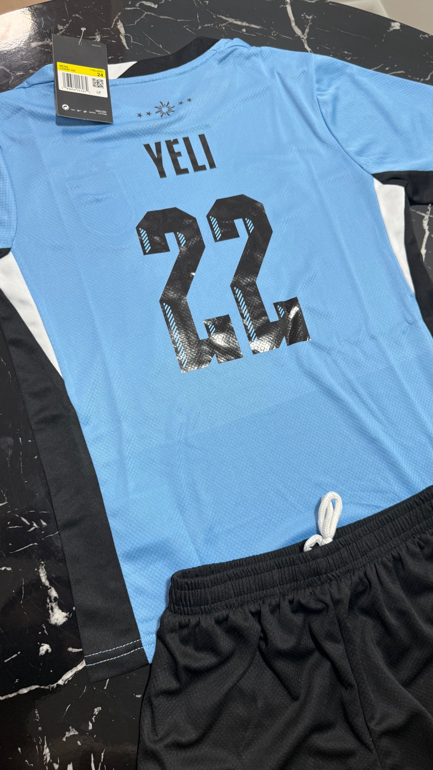 Conjunto Infantil Uruguay 2024/25 - Camiseta y Short