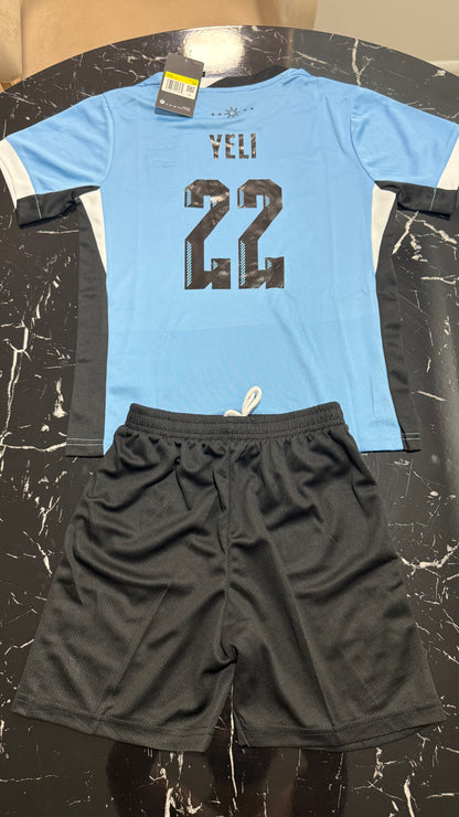 Conjunto Infantil Uruguay 2024/25 - Camiseta y Short
