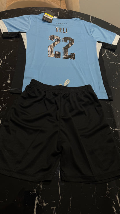 Conjunto Infantil Uruguay 2024/25 - Camiseta y Short
