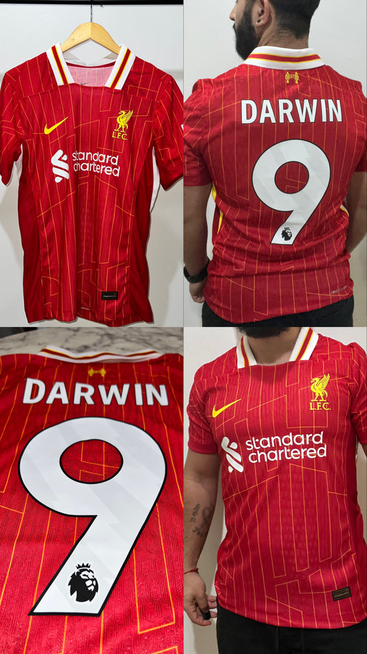 Liverpool 2024 – Darwin Núñez #9 – Camiseta Versión Jugador (Talle S)