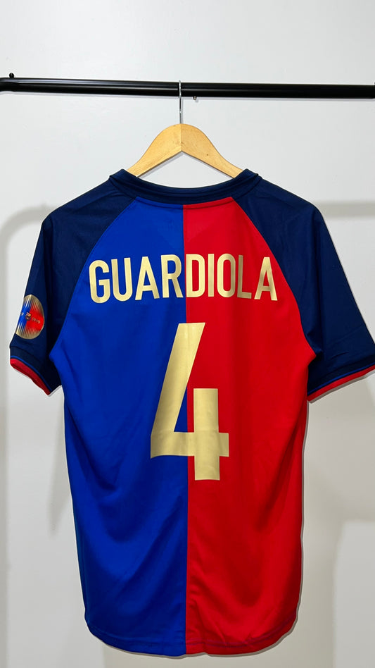 Barcelona 1899-1999 - Guardiola #4 – Camiseta Retro Centenario (Talle M)