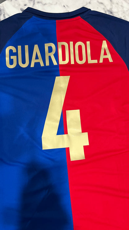 Barcelona 1899-1999 - Guardiola #4 – Camiseta Retro Centenario (Talle M)