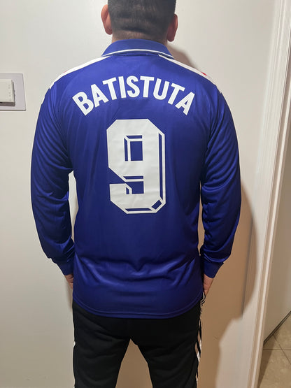 Fiorentina 1998/99 Local Manga Larga - Camiseta Retro