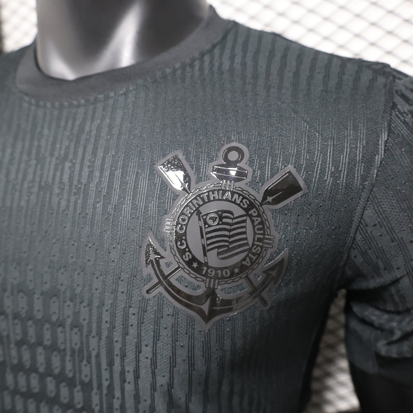 Corinthians 2024/25 Visitante All-Black – Camiseta Versión Jugador