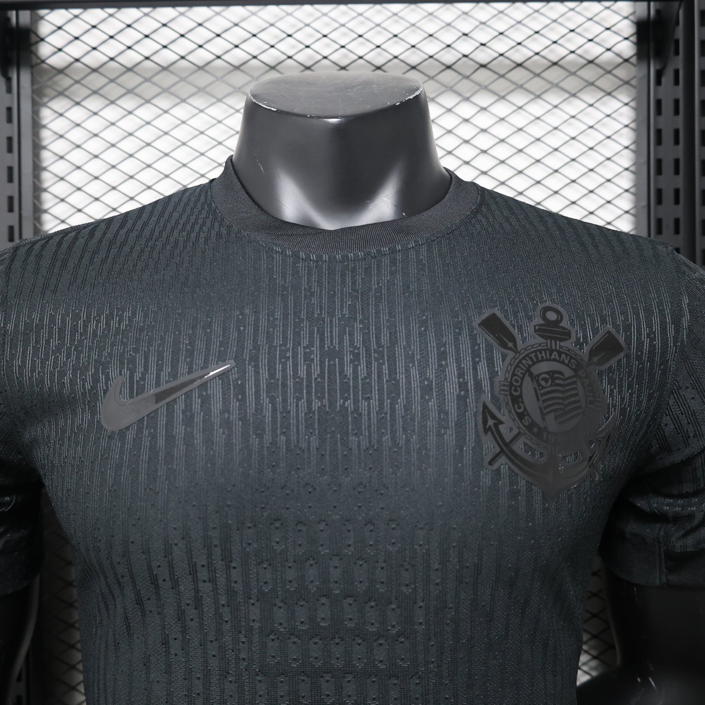 Corinthians 2024/25 Visitante All-Black – Camiseta Versión Jugador