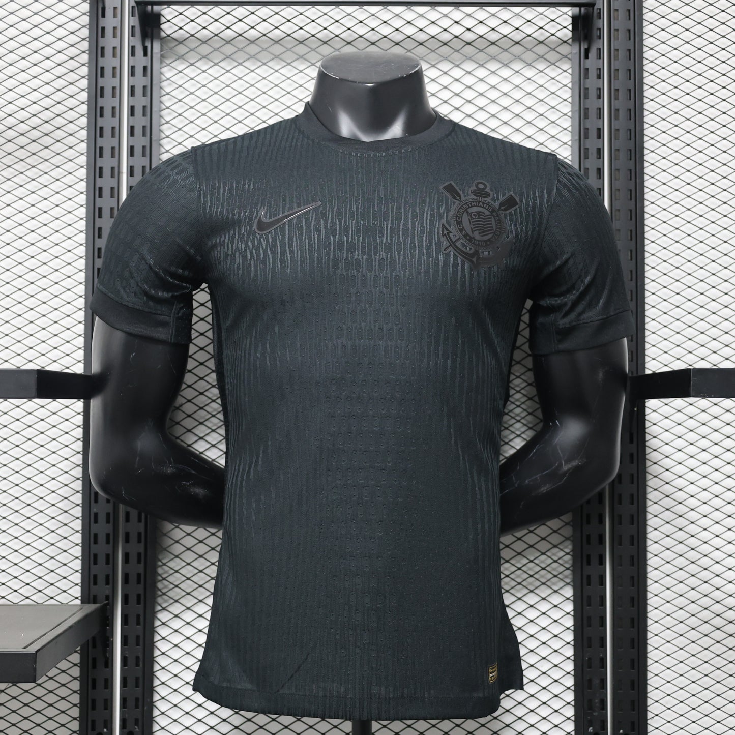 Corinthians 2024/25 Visitante All-Black – Camiseta Versión Jugador