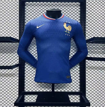 Francia 2024 Local – Camiseta Manga Larga Versión Jugador