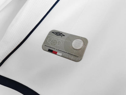 Inglaterra 2002 Local Manga Larga - Camiseta Retro
