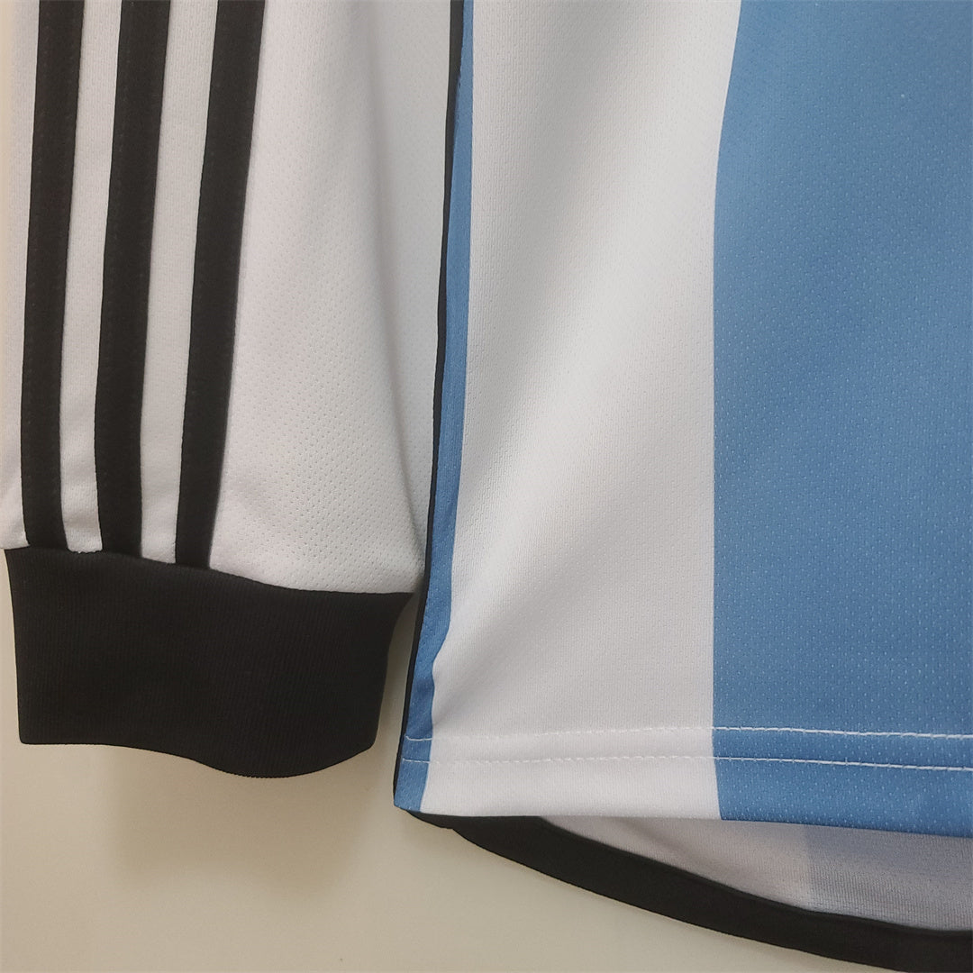 Argentina 2022 Local Manga Larga – Camiseta Versión Fan