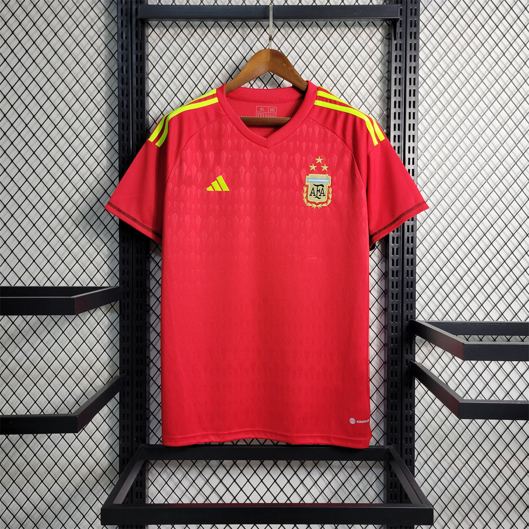Argentina 2022 Arquero (Rojo) – Camiseta Versión Fan