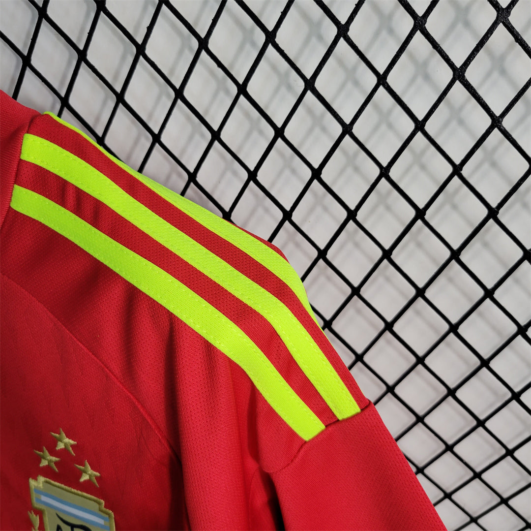 Argentina 2022 Arquero (Rojo) – Camiseta Versión Fan