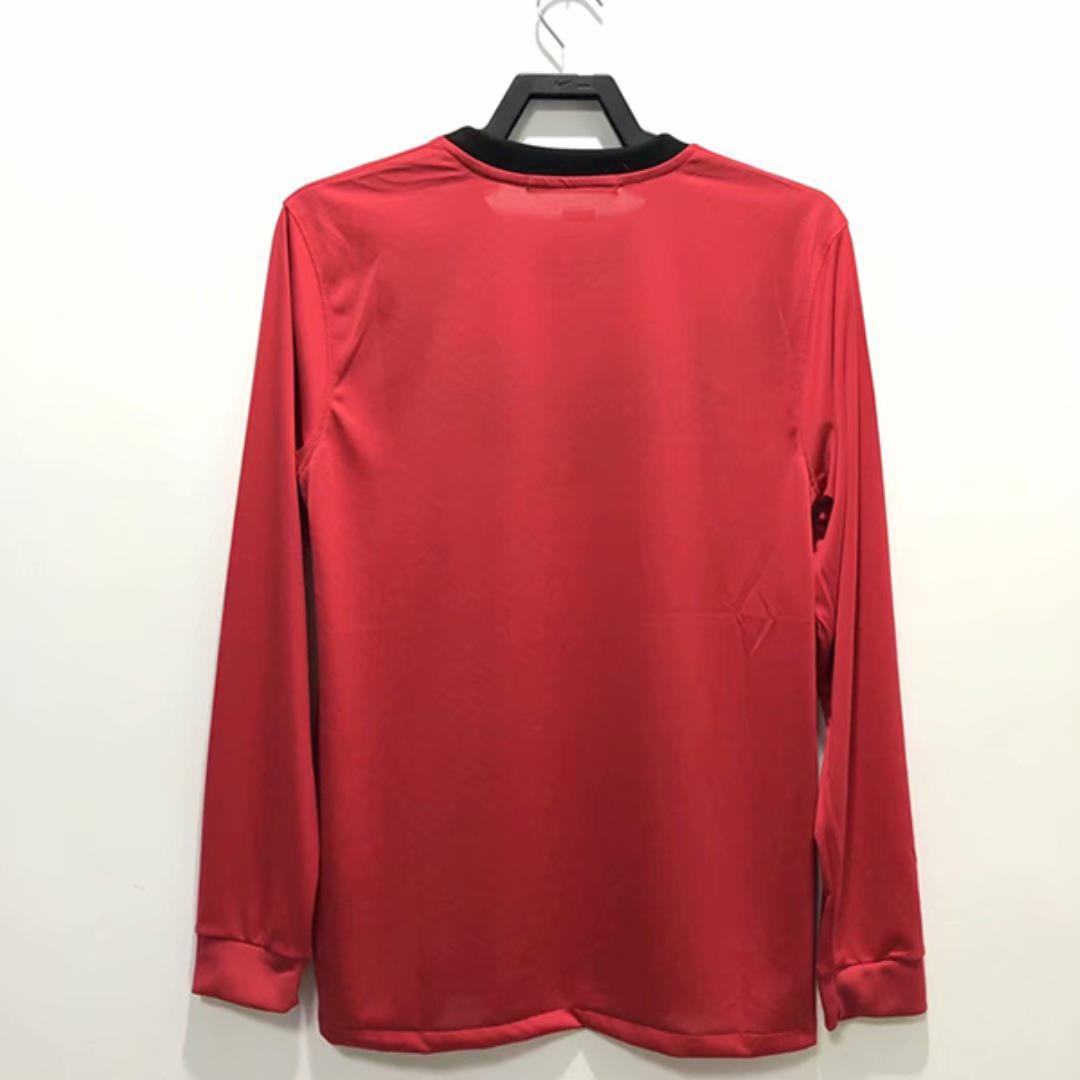 Manchester United 2009/10 Local Manga Larga – Camiseta Retro