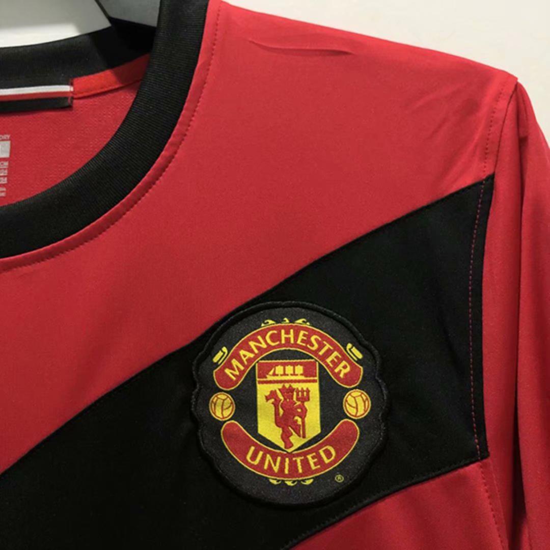 Manchester United 2009/10 Local Manga Larga – Camiseta Retro