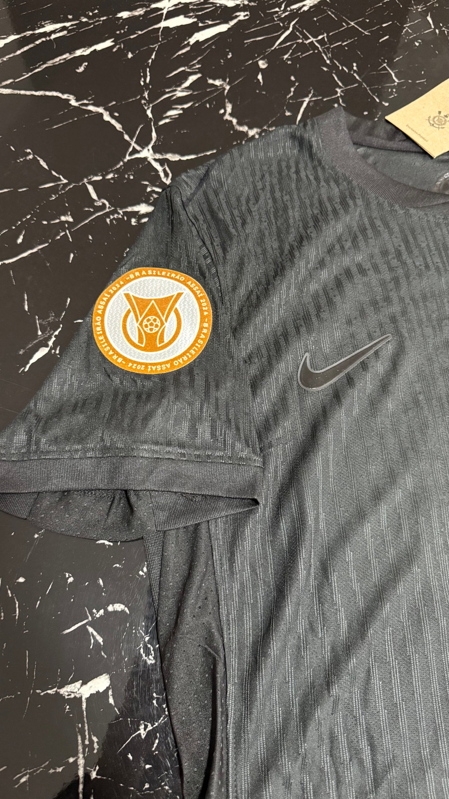 Corinthians 2024/25 Visitante All-Black – Camiseta Versión Jugador