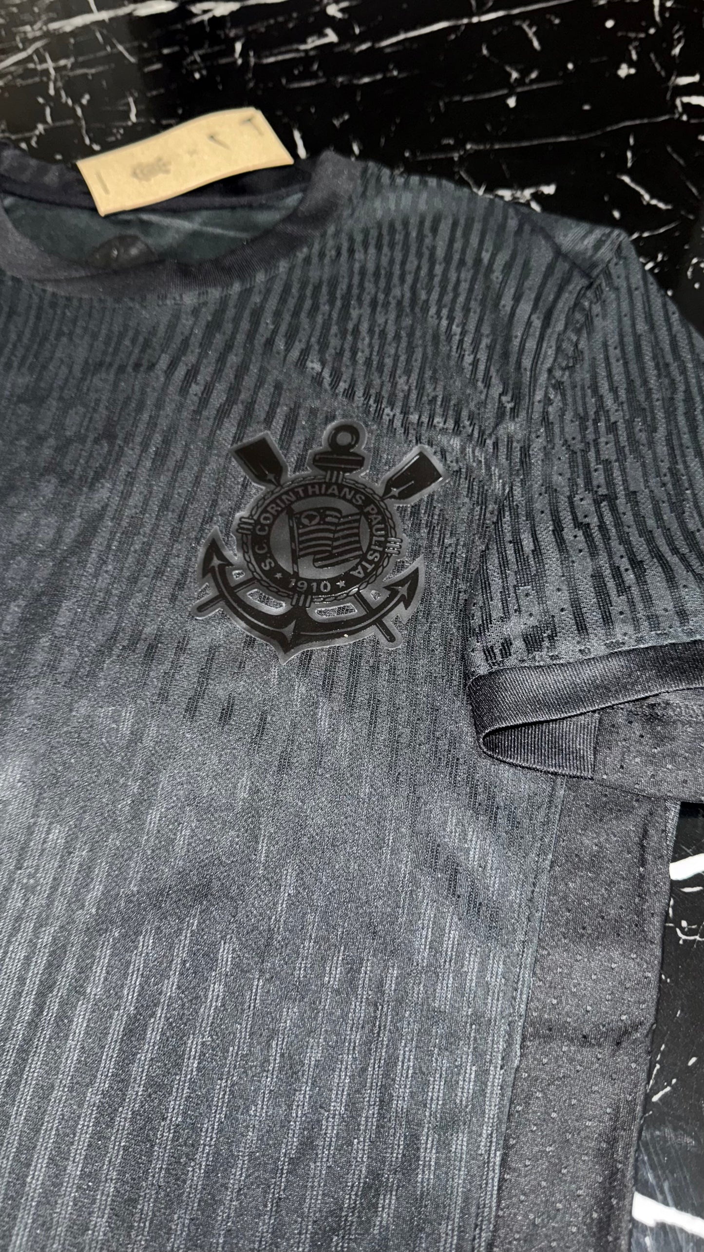 Corinthians 2024/25 Visitante All-Black – Camiseta Versión Jugador