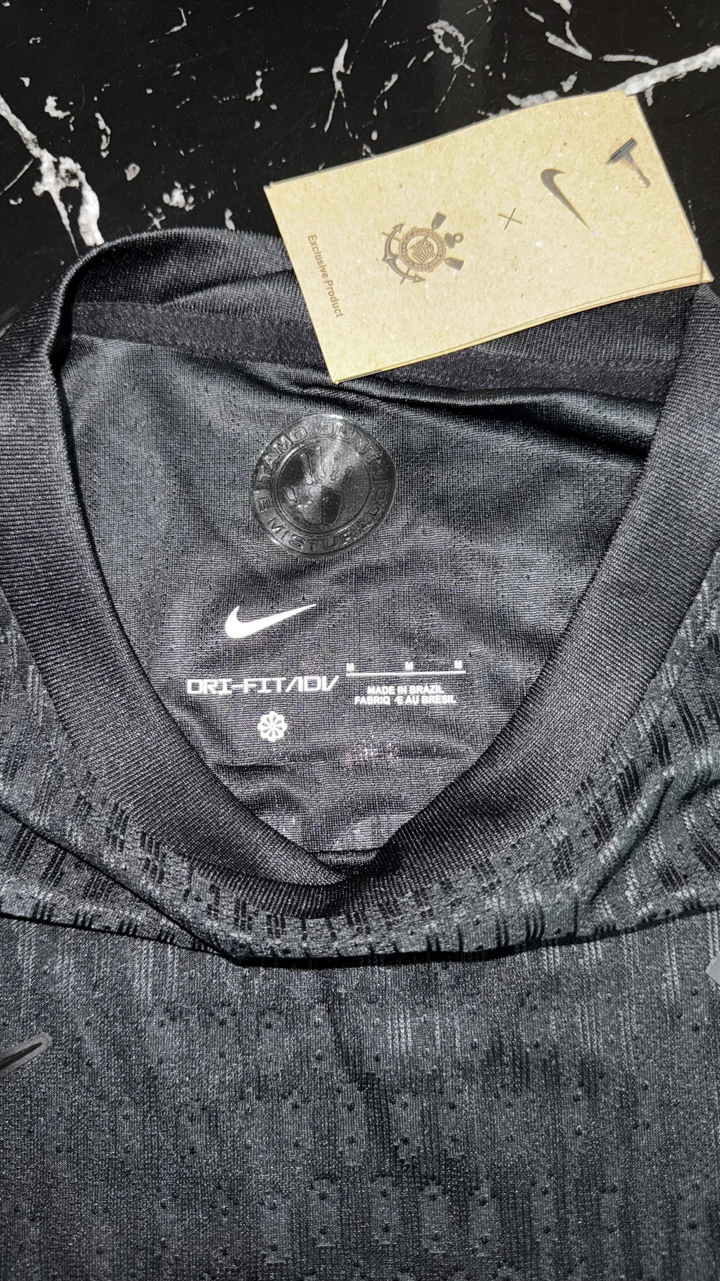 Corinthians 2024/25 Visitante All-Black – Camiseta Versión Jugador