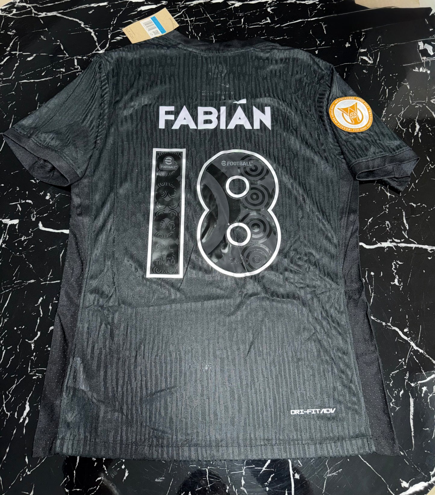 Corinthians 2024/25 Visitante All-Black – Camiseta Versión Jugador