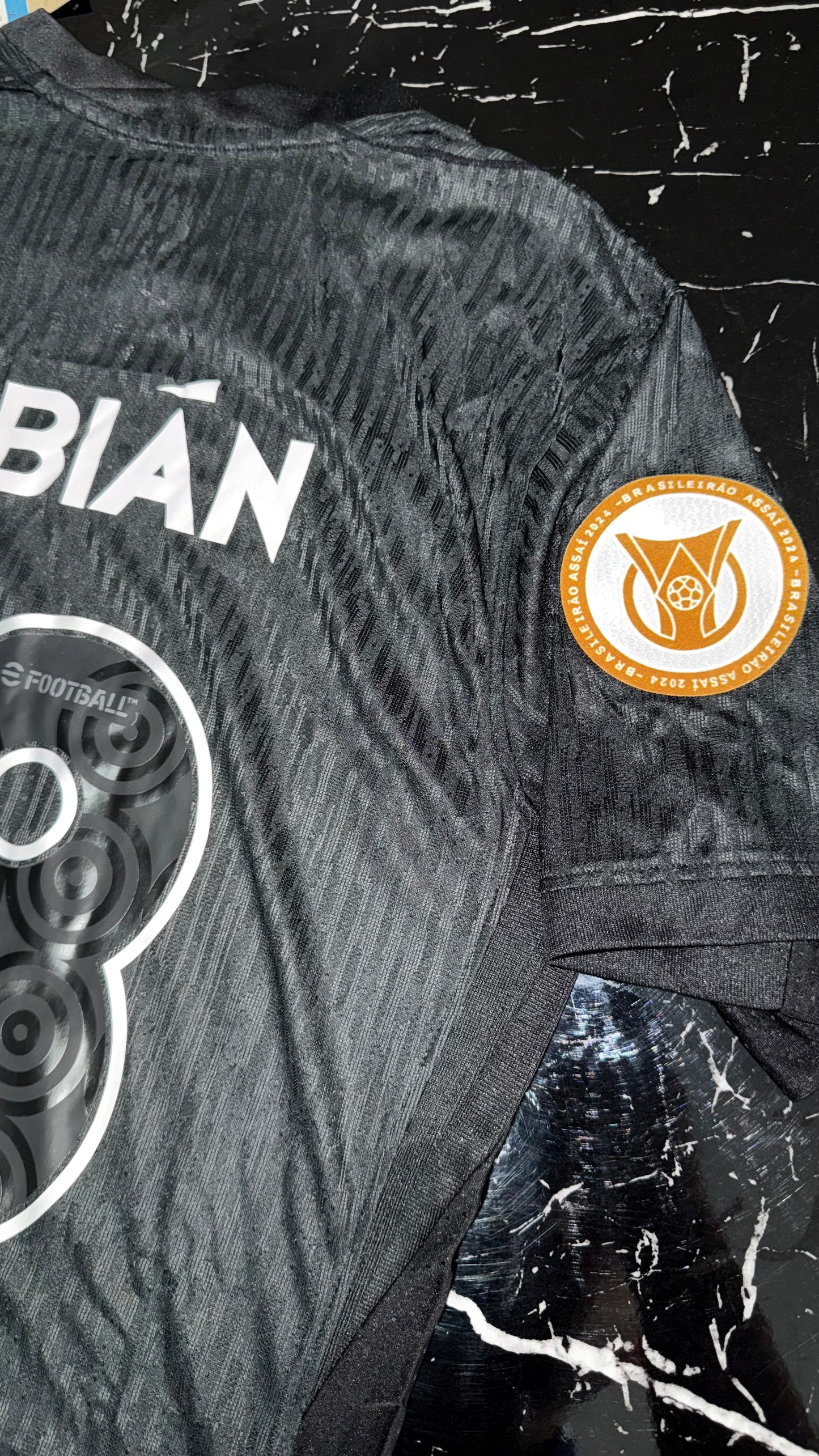 Corinthians 2024/25 Visitante All-Black – Camiseta Versión Jugador