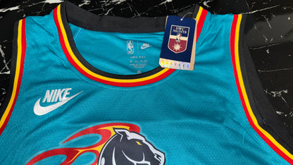 Detroit Pistons NBA - Camiseta Retro Teal Horse