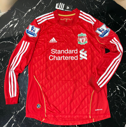 Liverpool 2011/12 Local Manga Larga - Camiseta Retro