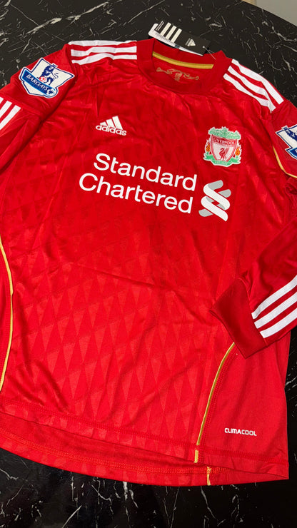 Liverpool 2011/12 Local Manga Larga - Camiseta Retro