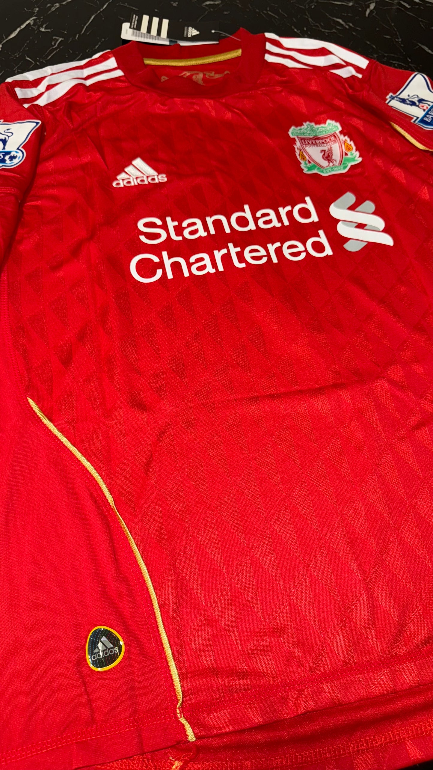 Liverpool 2011/12 Local Manga Larga - Camiseta Retro