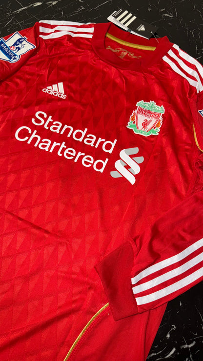 Liverpool 2011/12 Local Manga Larga - Camiseta Retro