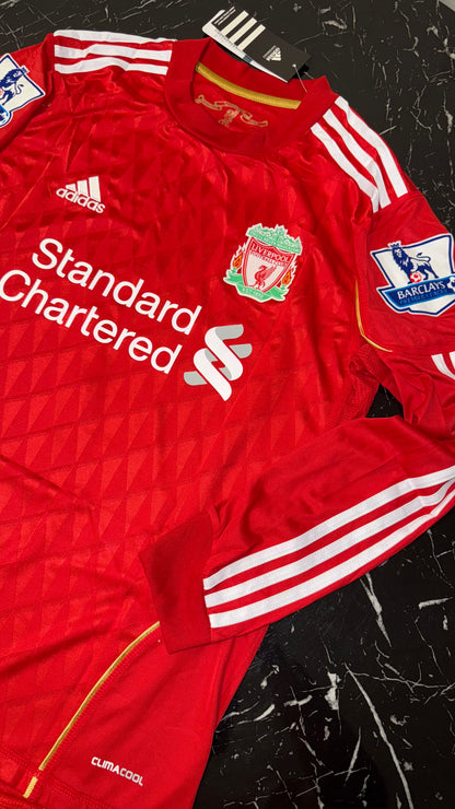 Liverpool 2011/12 Local Manga Larga - Camiseta Retro
