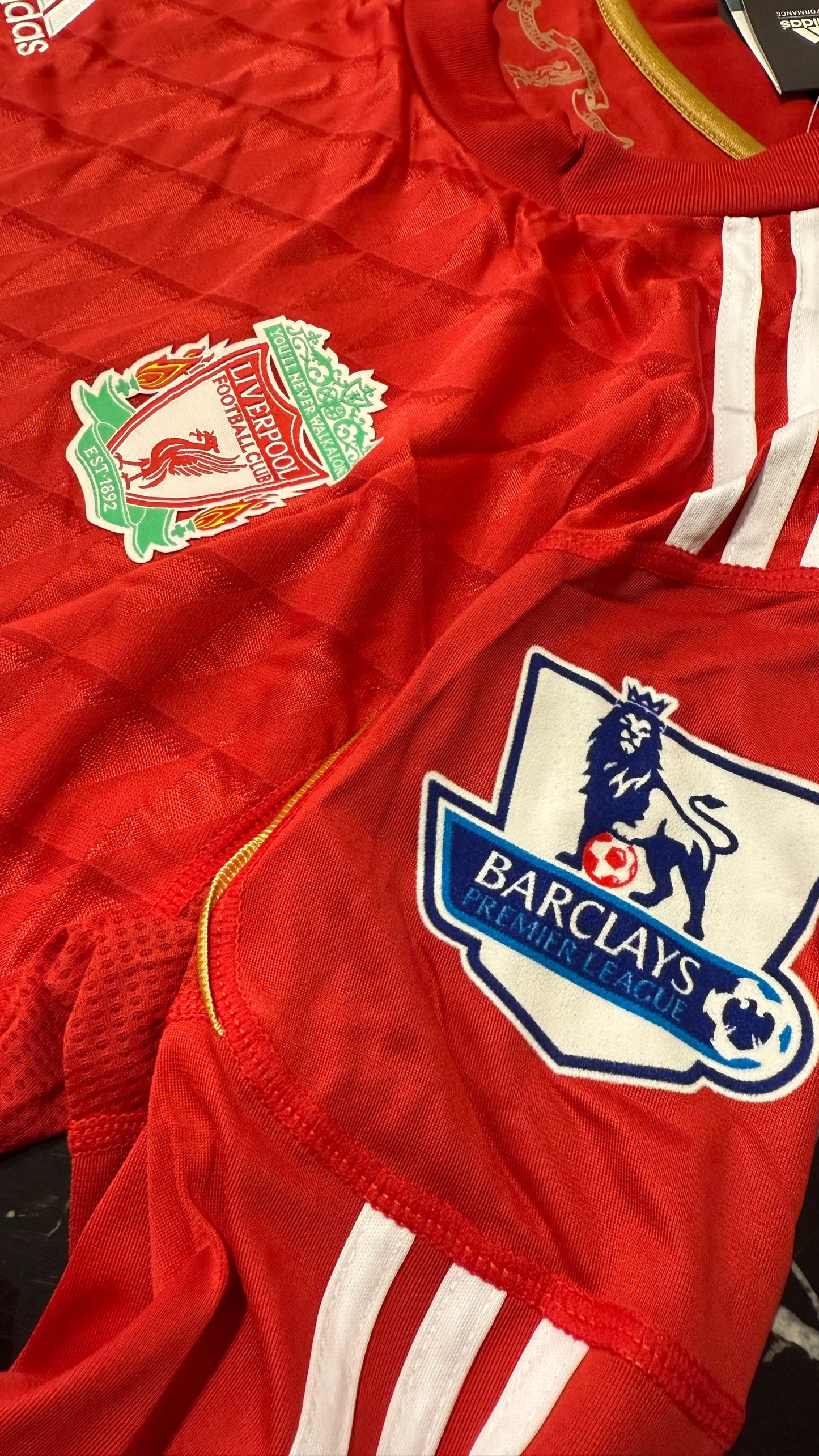 Liverpool 2011/12 Local Manga Larga - Camiseta Retro