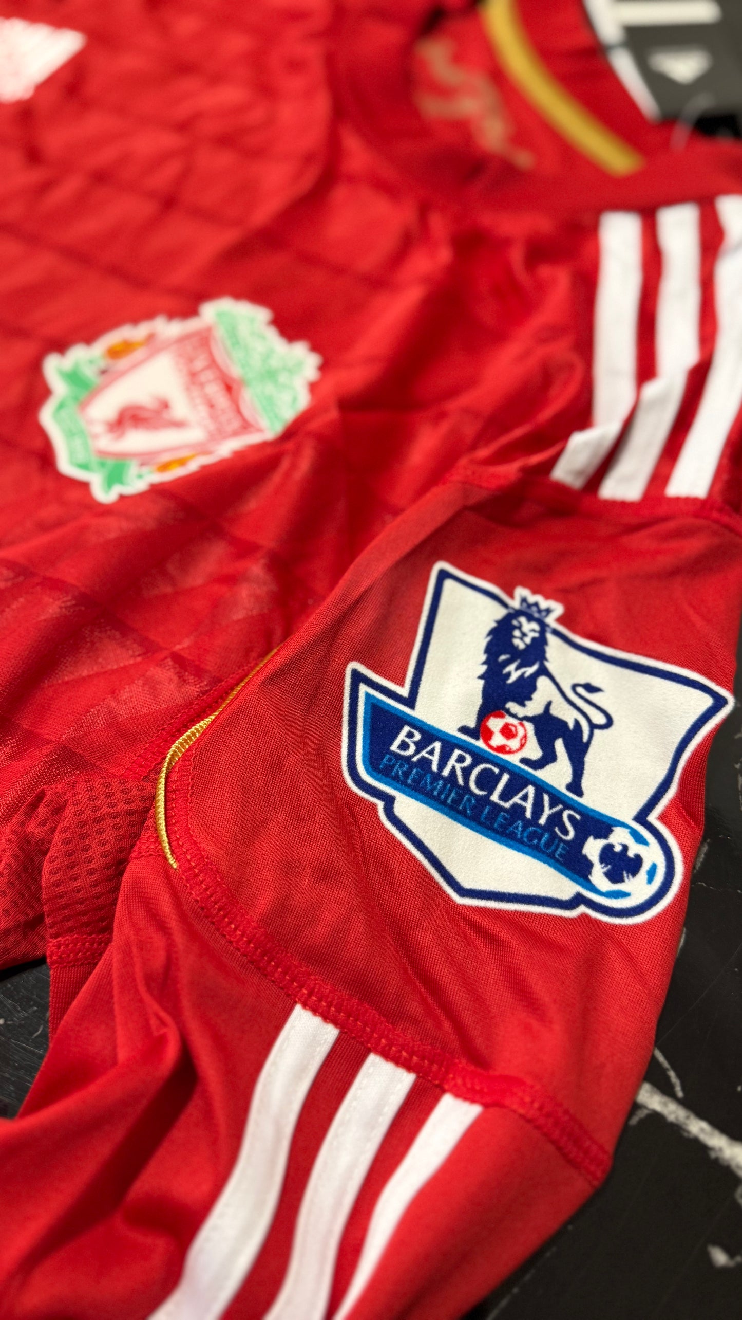Liverpool 2011/12 Local Manga Larga - Camiseta Retro