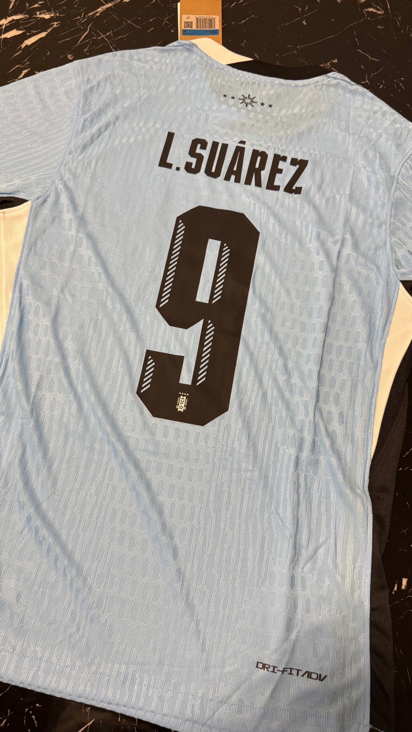 Uruguay 2024/25 Versión Jugador - Luis Suárez #9 Talle M
