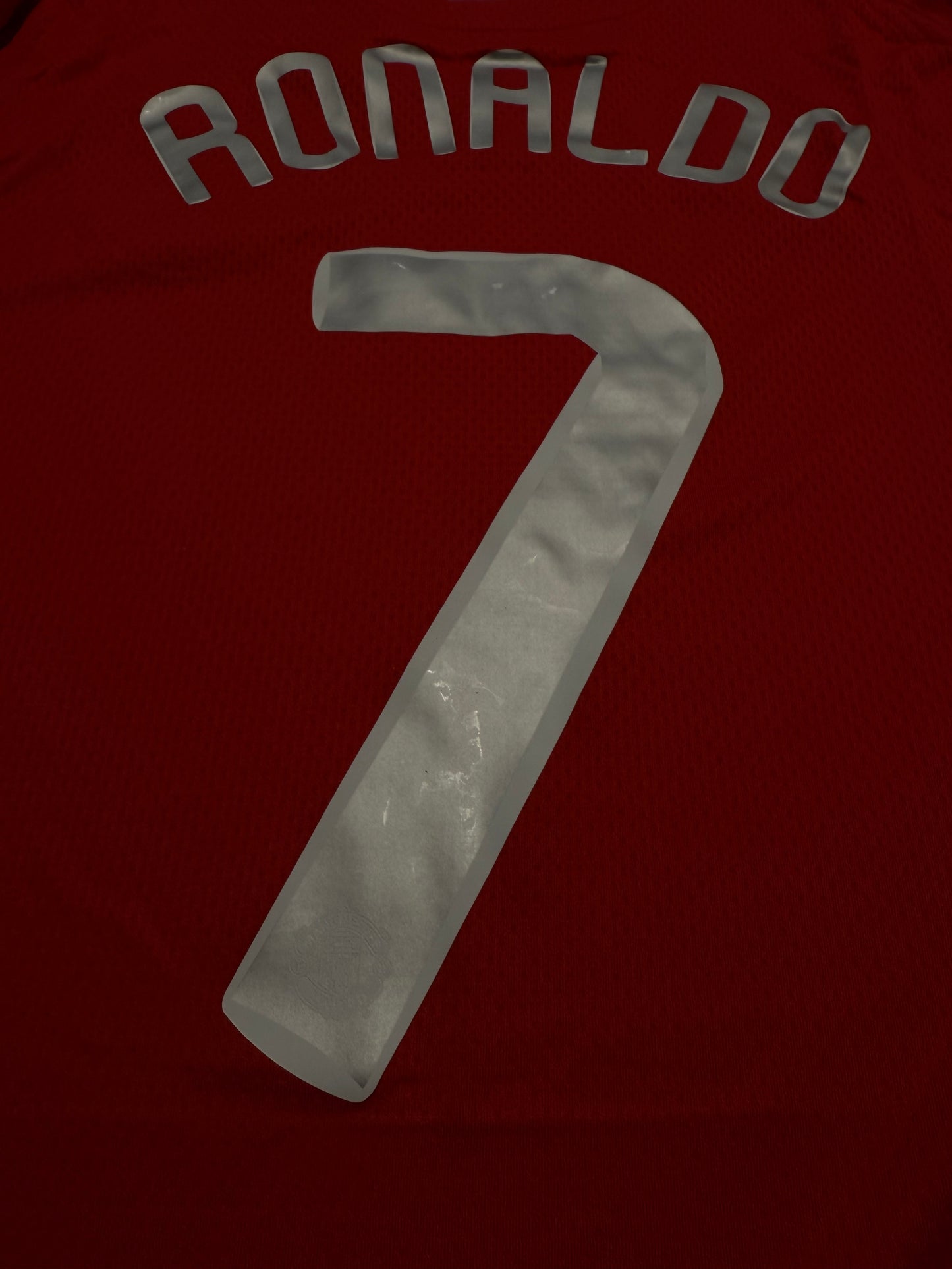 Manchester United 2007/08 Local Manga Larga - Camiseta Retro