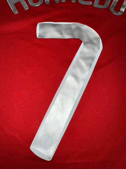 Manchester United 2007/08 Local Manga Larga - Camiseta Retro